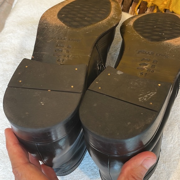 Pelle Line Corrente 3200 plain toe side zip black men’s low boot size 41 - Picture 10 of 15